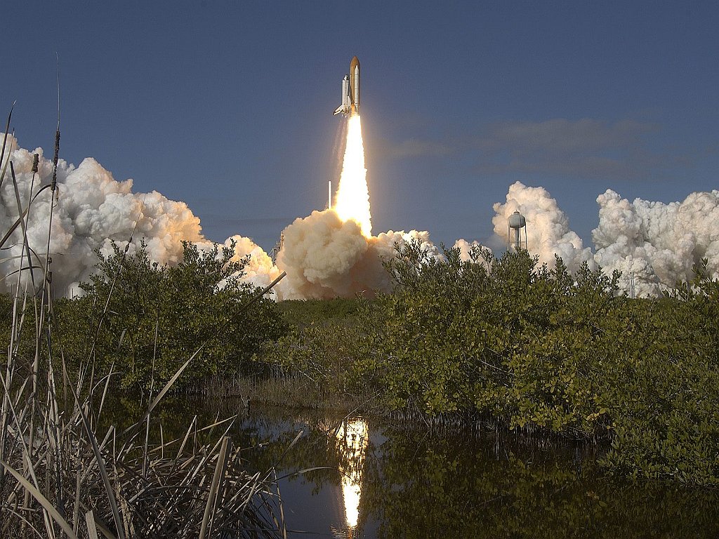 Columbia Roars to Space, 1_16_2003